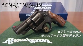 タナカワークス S&W M19 2.5インチ コンバットマグナムHW Ver.3 タナカワークス S&W M19 コンバット マグナム Ver.3 HW ブラック