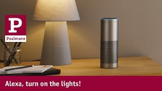 Alexa lighting control with Paulmann lights