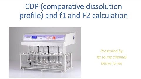 comparative dissolution profile f1 f2 (@rxtome1817 )