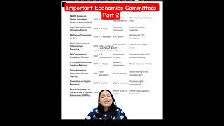 Important Economics Committees #cuetpgeconomics #cucetpg #ugcneteconomics #jrfpreparation #coqp10