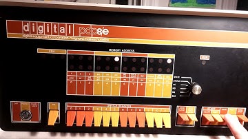 PDP-8/e Test 6. Showing clear correlation between a stuck address and data bit