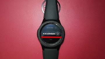 How to Enable Do not disturb schedule by day on Samsung Gear S3