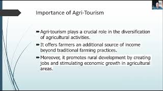 Introduction to Agri Tourism and Diversification