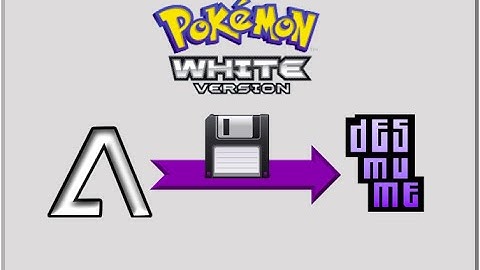 Converting No$GBA to DeSmuME save data (.sav → .dsv) for Pokemon White