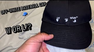 Off-White Logo Baseball Cap 'Black/White'