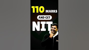 Is 110 Marks in JEE Main enough to get into NIT??🤔🤔#jee #jee2025 #iit #Iitjee #nit #jeemains2025