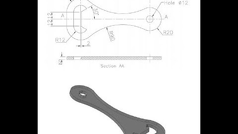 How to  model a Bottle opener using Autodesk Inventor