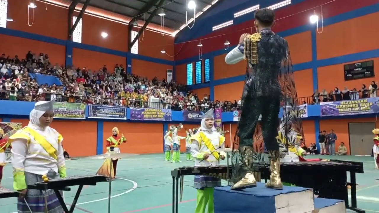 DERAP SUARA SMP NEGERI 5 SUNGAILIAT DALAM RANGKA BUPATI CUP 2023