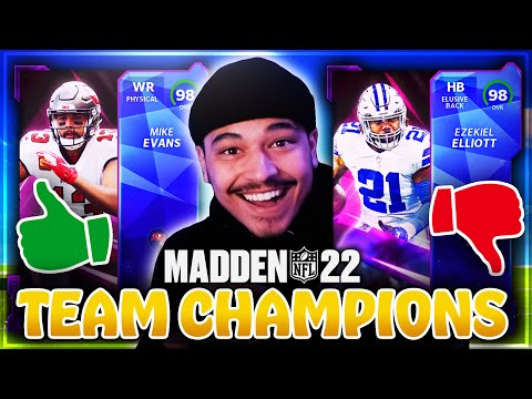 REVIEWING ALL 32 TEAM CHAMPIONS... Madden 22 Ultimate Team