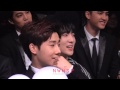 141203 sunggyu reaction to gookju and sehos performance