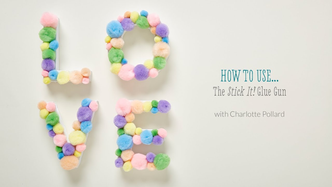 How to use the Stick it! Glue Gun with Charlotte Pollard YouTube