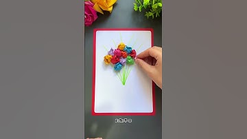 Cách Làm Thiệp 20/10 Đơn Giản | Làm Thiệp Tặng Mẹ #shorts #lamthiep  #lamthieptangme #cachlamthiep