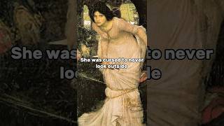 One glance triggered the Curse of Death(Lady of Shalott) #arthistory#darkhistory #artshorts#history