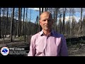 Pioneer Fire Soil Water Repellency Demonstration