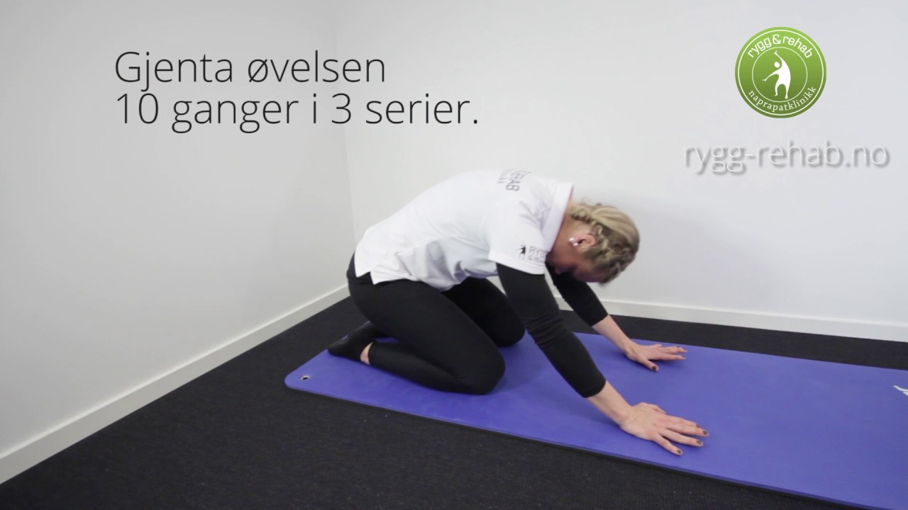 RYGG Tøyeøvelse som hjelper mot akutte smerter YouTube