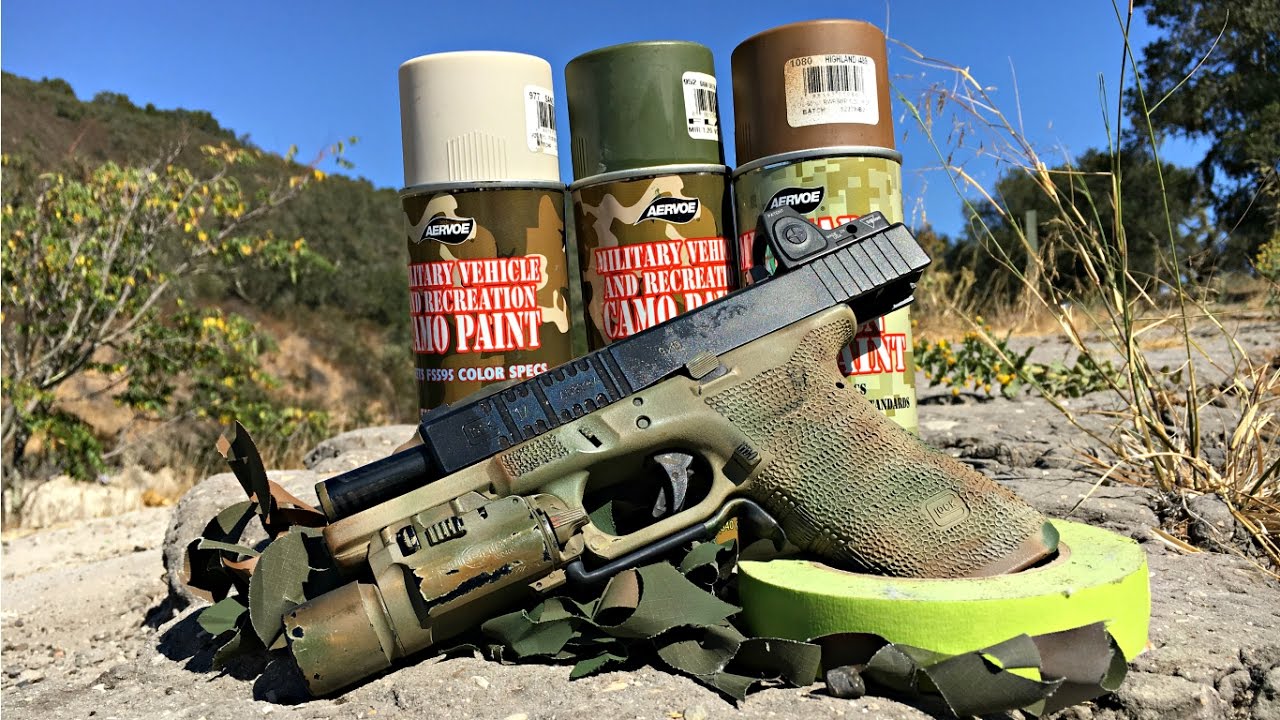 Why cerakote when you can spray paint? : r/Glocks