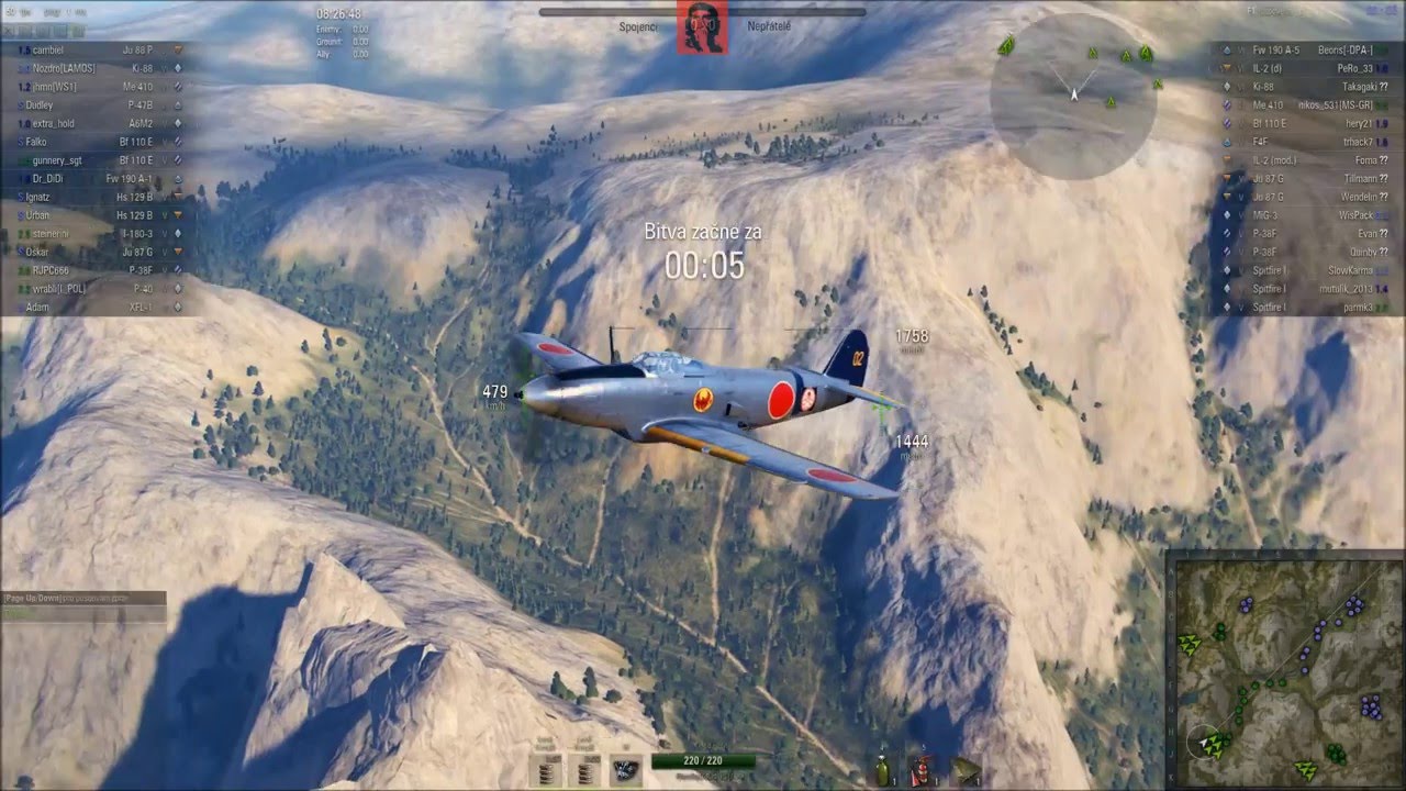 WoWP (1.9.4.1) : Kawasaki Ki-88 : premium plane : ACE : 100k credits