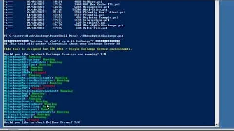 Using PowerShell to check Exchange Server Health