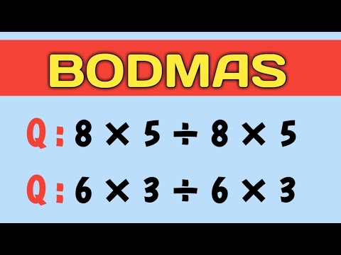 Simplifying bodmas rules questions / Simplification of maths question ...