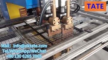 2023 Automatic CNC Multiple Point Cage Steel Wire Mesh XY Spot Welding Machine Manufacture Price！