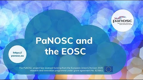 PaNOSC and the EOSC