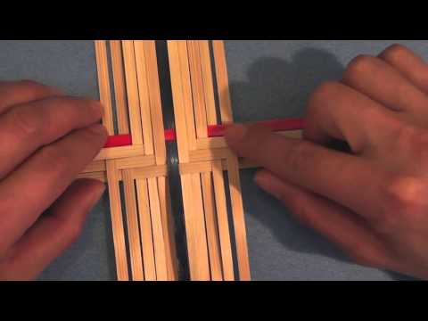 枡網代編み - YouTube