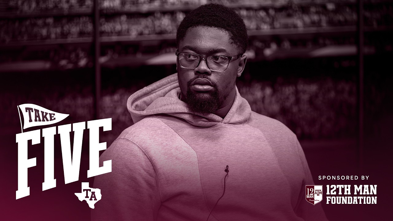 Tryree Adams Take Five: Texas A&M offensive lineman Tyree Adams - YouTube