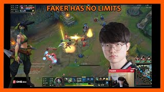 Faker has no limits on Akali