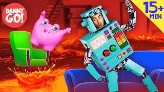 Lava, Robots, Twist + more!  /// Danny Go! Dance Along Song Compilation for Kids