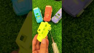 tiny orange toy car injection funny video #shorts #car #toys #救急車