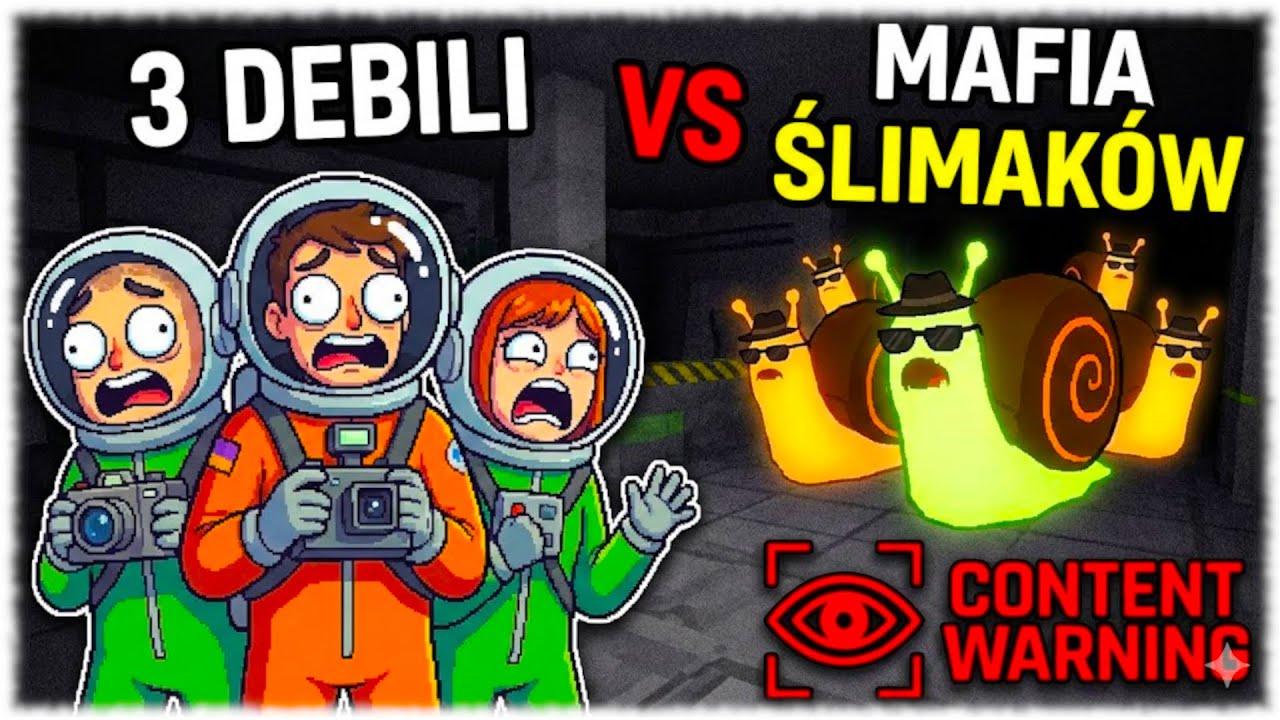 Content Warning #1 | TRZECH D3BILI KONTRA MAFIA ŚLIMAKÓW ! | GAMEPLAY PL