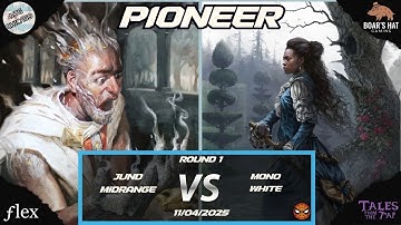 Jund Midrange Vs Mono White Humans    [MTG Pioneer Round 1]