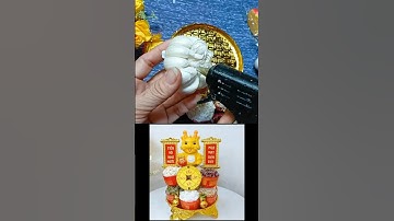 Cách làm tháp tỏi ngủ đậu cúng thần tài ông địa-ý tưởng su su