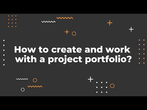 How to create and work with a project portfolio? Social Video