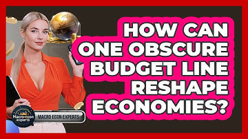 How Can One Obscure Budget Line Reshape Economies? - Macroecon Experts