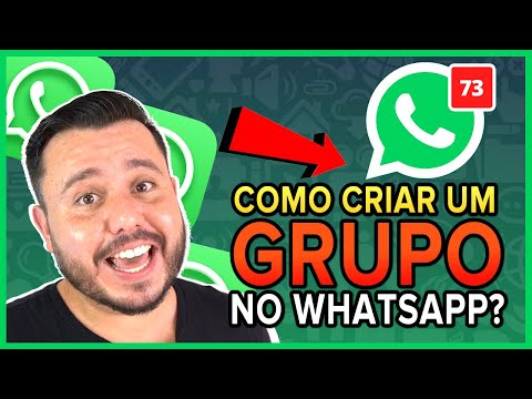 Vídeo: Como Criar Um Grupo No WhatsApp