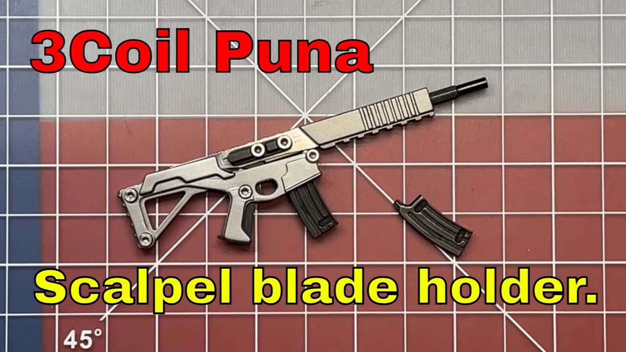 Puna by 3COIL : EDC scalpel blade holder