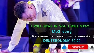 I will stay in you i will stay.... 'emerged songs' of Minister Theophilus Sunday