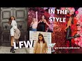 FRONT ROW @ LFW / JAC JOSSA&#39;S IN THE STYLE PARTY!🥂⭐️✨  vlog