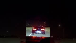 C7 Corvette enters ghost mode running from the police