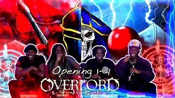 Overlord Openings 1-4 REACTION!! What Anime Has The Best Ops? || Anime OP Reaction
