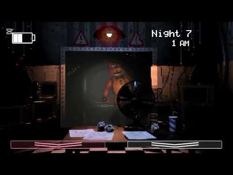 Jugando fnaf 2 || Noche 7