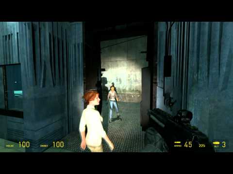 Glitching HL2 with the use of noclip