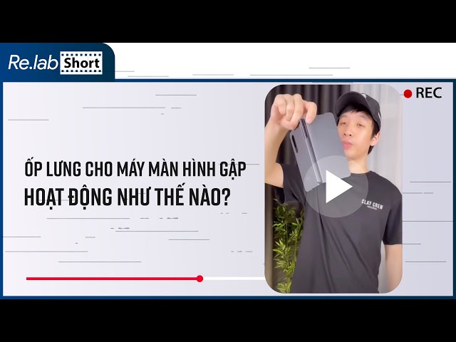 Ốp lưng cho máy màn hình gập hoạt động như thế nào? #Shorts