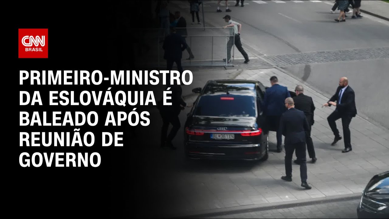 Primeiro-ministro da Eslováquia é baleado após reunião de governo | LIVE CNN