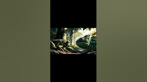 Grasshopper Attacks on Chameleon 🦎 #aishorts #veo3 #insects #shorts