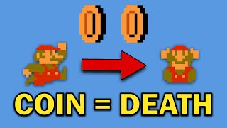 Super Mario Bros. but COINS KILL YOU