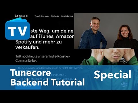 Digital Vertrieb Tunecore - so funktioniert das Dashboard