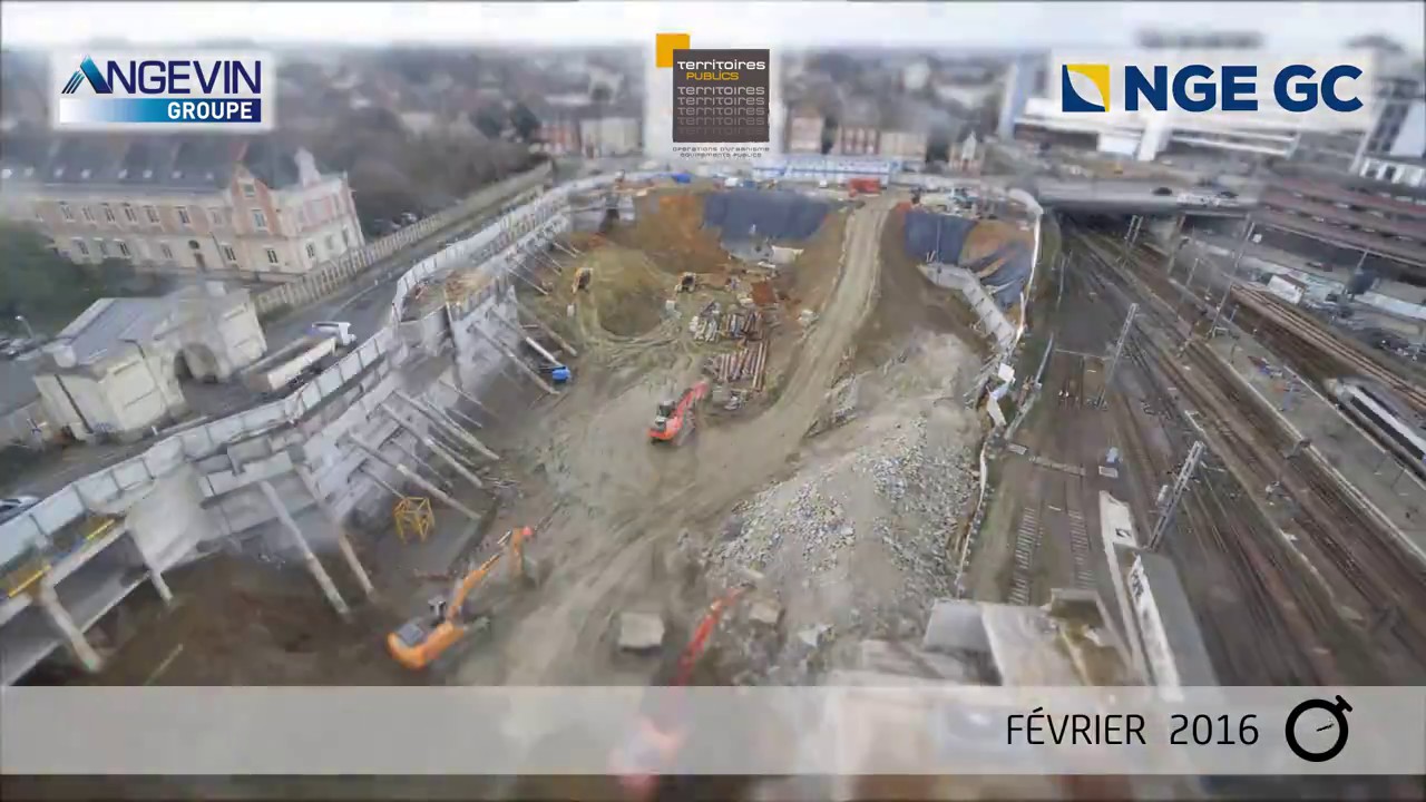 Chantier Parking Sud Gare - Rennes