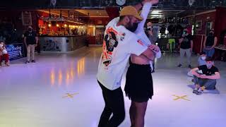 Video thumbnail of "William Teixeira and Irene Silvia Dancing in Madrid ( Brazilian Zouk demo )."